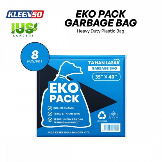 Kleenso IUS Concept Heavy Duty Garbage Bag 30"x 38" / 35"x 40" / 36"x 48" / 38"x 50"