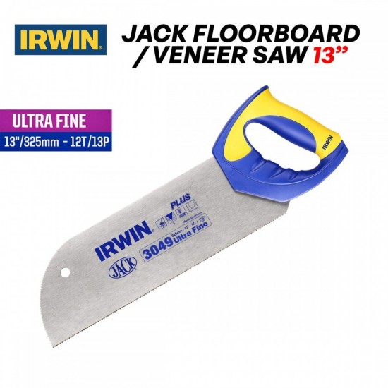Irwin #10503533 Jack Floorboard/Veneer Handsaw 13" 325MM 12T/13P - Ultra Fine Irwin #10503533 Jack Floorboard/Veneer Handsaw 13" 325MM 12T/13P - Ultra Fine