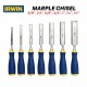 Irwin MS500 Marple Bevel Edge Wood Chisels 3/8”, 1/2”, 5/8”, 3/4”, 1”, 1¼’’, 1½” Irwin MS500 Marple Bevel Edge Wood Chisels 3/8”, 1/2”, 5/8”, 3/4”, 1”, 1¼’’, 1½”