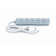 UMS Trailing Wire Extension Socket With 1.8Meter Flexible Cable Cord 13A Plug 240V Neon Indicator