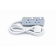 UMS Trailing Wire Extension Socket With 1.8Meter Flexible Cable Cord 13A Plug 240V Neon Indicator