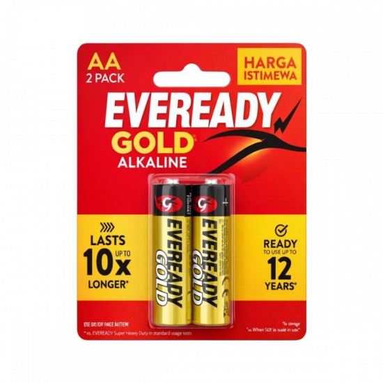 Eveready Gold Alkaline Battery Size AA / AAA 1.5V Eveready Gold Alkaline Battery Size AA / AAA 1.5V