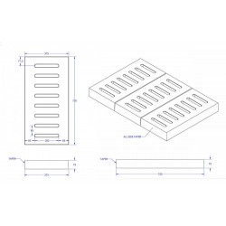 Home Store Precast Compress Slab With Reinforment Y10SQ Steel Bars & Fibre Strands 375MM (W) x 750MM (L) x 75MM (T) Home Store Precast Compress Slab With Reinforment Y10SQ Steel Bars & Fibre Strands 375MM (W) x 750MM (L) x 75MM (T)