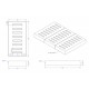 Home Store Precast Compress Slab With Reinforment Y10SQ Steel Bars & Fibre Strands 375MM (W) x 750MM (L) x 100MM (T)