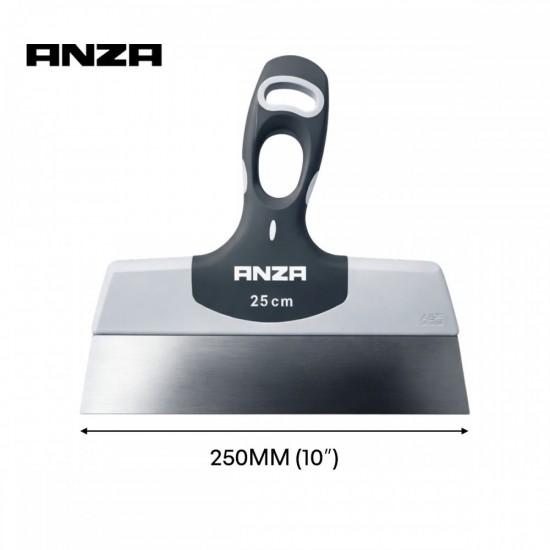 Anza Stainless Steel Wide Filling Knife With Ergonomic Handle 250MM 10'' / 350MM 14'' Anza Stainless Steel Wide Filling Knife With Ergonomic Handle 250MM 10'' / 350MM 14''