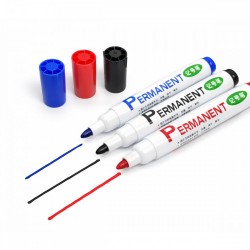 CN 'YB-4001' Permanent Marker Pen Bullet Tip Quick-Drying & Non-Toxic (Black / Blue / Red) CN 'YB-4001' Permanent Marker Pen Bullet Tip Quick-Drying & Non-Toxic (Black / Blue / Red)