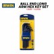 Irwin Allen Key Ball Point Long Arm & Short Arm Hex Key (1.5MM ~ 10.0MM) Irwin Allen Key Ball Point Long Arm & Short Arm Hex Key (1.5MM ~ 10.0MM)