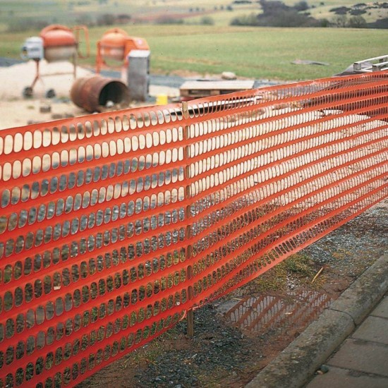 NIETZ PVC Safety Fence Netting 100GSM, Mesh 35MM x 65MM – 1M (W) x 50M (L) | Orange NIETZ PVC Safety Fence Netting 100GSM, Mesh 35MM x 65MM – 1M (W) x 50M (L) | Orange