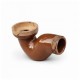 BSH Glazed Ware P Trap 4" 100MM (OD) x ~12" 300MM (L) BSH Glazed Ware P Trap 4" 100MM (OD) x ~12" 300MM (L)