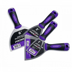 Prowess Stainless Stell Putty Knife 2" / 3" / 5" / 6" Prowess Stainless Stell Putty Knife 2" / 3" / 5" / 6"
