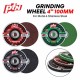 PTN Grinding Wheel/Disc Metal & Stainless Steel 4" 100MM (D) x 16MM (BD) x 6.0MM (T) - Black, Red, Green PTN Grinding Wheel/Disc Metal & Stainless Steel 4" 100MM (D) x 16MM (BD) x 6.0MM (T) - Black, Red, Green