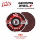 PTN Grinding Wheel/Disc Metal & Stainless Steel 4" 100MM (D) x 16MM (BD) x 6.0MM (T) - Black, Red, Green PTN Grinding Wheel/Disc Metal & Stainless Steel 4" 100MM (D) x 16MM (BD) x 6.0MM (T) - Black, Red, Green