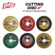 PTN Cutting Wheel/Disc For Metal & Stainless Steel 4" 107MM (D) x 16MM (BD) x 1.2MM (T) - Black, Red, Green, Gold Line, Gold, Yellow PTN Cutting Wheel/Disc For Metal & Stainless Steel 4" 107MM (D) x 16MM (BD) x 1.2MM (T) - Black, Red, Green, Gold Line, Gold, Yellow
