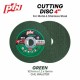 PTN Cutting Wheel/Disc For Metal & Stainless Steel 4" 107MM (D) x 16MM (BD) x 1.2MM (T) - Black, Red, Green, Gold Line, Gold, Yellow PTN Cutting Wheel/Disc For Metal & Stainless Steel 4" 107MM (D) x 16MM (BD) x 1.2MM (T) - Black, Red, Green, Gold Line, Gold, Yellow