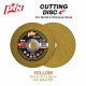 PTN Cutting Wheel/Disc For Metal & Stainless Steel 4" 107MM (D) x 16MM (BD) x 1.2MM (T) - Black, Red, Green, Gold Line, Gold, Yellow PTN Cutting Wheel/Disc For Metal & Stainless Steel 4" 107MM (D) x 16MM (BD) x 1.2MM (T) - Black, Red, Green, Gold Line, Gold, Yellow