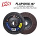 PTN 127 Flap Disc 4" 100MM (D) x 16MM (BD) x 7.0MM (T) - P60, P80, P100, P120, P240 PTN 127 Flap Disc 4" 100MM (D) x 16MM (BD) x 7.0MM (T) - P60, P80, P100, P120, P240