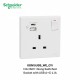 Schneider Vivace E Electric Switches & Socket With SIRIM - White Schneider Vivace E Electric Switches & Socket With SIRIM - White