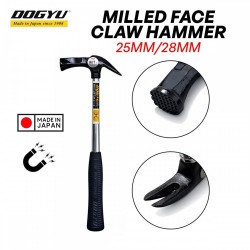 Dogyu PH25M / PH28M Milled Face Claw Hammer With Magnet