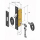 Fuda 5370(MS) Single Hook Metal Lock Fuda 5370(MS) Single Hook Metal Lock