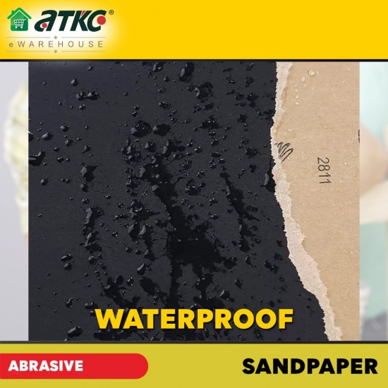 1PC Sandpaper Grit 60-2000 Abrasive Kertas Pasir Wet Dry Silicone Carbide Waterproof Electro Coated 9" (W) x 11" (L) 1PC Sandpaper Grit 60-2000 Abrasive Kertas Pasir Wet Dry Silicone Carbide Waterproof Electro Coated 9" (W) x 11" (L)