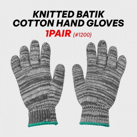 [1PAIR] Knitted Batik Cotton Hand Glove #1200 | Sarung Tangan Batik
