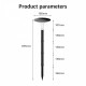 Suriang YH0638 Solar Garden Spotlight IPX5 Waterproof LED Cool White Street Light Suriang YH0638 Solar Garden Spotlight IPX5 Waterproof LED Cool White Street Light