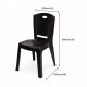 [Random Color] Felton #FCA2675 Plastic Stall Chair 395MM (W) x 398MM (L) x 895MM (H) - Black/Brown