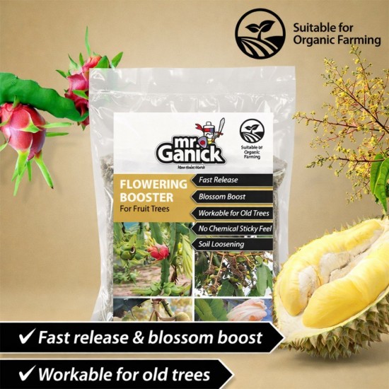 Mr Ganick SF-8457 Flowering Booster Fertilizer For Fruit Trees 400G Mr Ganick SF-8457 Flowering Booster Fertilizer For Fruit Trees 400G
