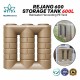 Weida Rejang Series 600 Rainwater Harvesting PE Tank 1500MM (L) x 450MM (W) x 1400MM (H) 600L - Beige Weida Rejang Series 600 Rainwater Harvesting PE Tank 1500MM (L) x 450MM (W) x 1400MM (H) 600L - Beige