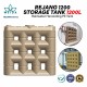 Weida Rejang Series 1200 Rainwater Harvesting PE Tank 2025MM (L) x 400MM (W) x 2010MM (H) 1200L - Beige Weida Rejang Series 1200 Rainwater Harvesting PE Tank 2025MM (L) x 400MM (W) x 2010MM (H) 1200L - Beige