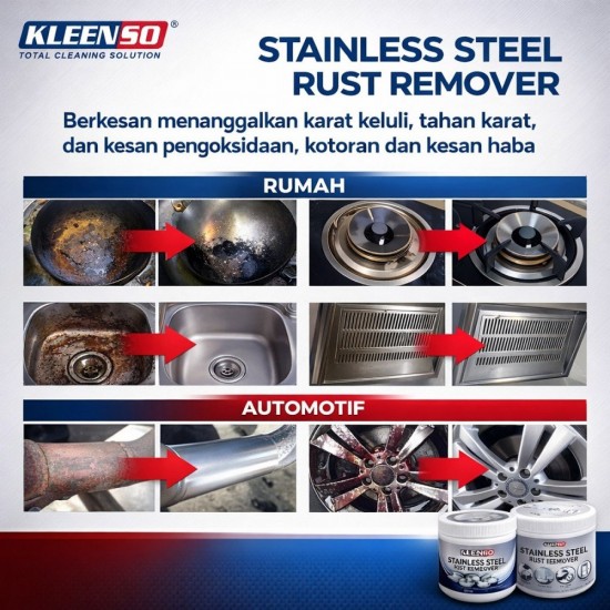 Kleenso Stainless Steel Rust Remover 200G Kleenso Stainless Steel Rust Remover 200G