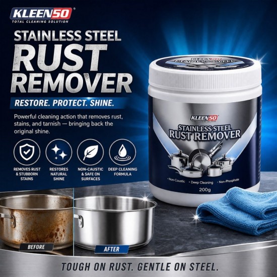 Kleenso Stainless Steel Rust Remover 200G Kleenso Stainless Steel Rust Remover 200G