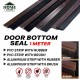 Home Store Door Bottom Seal PVC/Aluminium with Rubber/Brush 1Meter (L) Brown/Aluminium (1PC) Home Store Door Bottom Seal PVC/Aluminium with Rubber/Brush 1Meter (L) Brown/Aluminium (1PC)