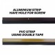 Home Store Door Bottom Seal PVC/Aluminium with Rubber/Brush 1Meter (L) Brown/Aluminium (1PC) Home Store Door Bottom Seal PVC/Aluminium with Rubber/Brush 1Meter (L) Brown/Aluminium (1PC)
