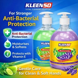 Kleenso Moisturising Hand Soap 500ML - Green Apple Fresh / Lavender Fresh Kleenso Moisturising Hand Soap 500ML - Green Apple Fresh / Lavender Fresh
