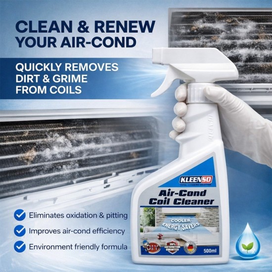 Kleenso Air-Cond Coil Cleaner 500ML Kleenso Air-Cond Coil Cleaner 500ML