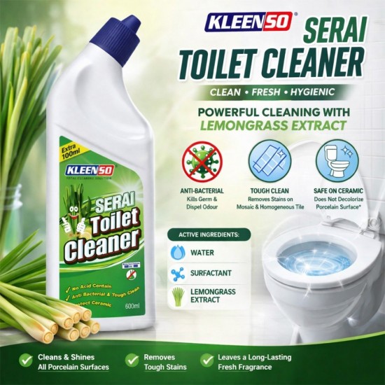 Kleenso Serai Toilet Cleaner 600ML Kleenso Serai Toilet Cleaner 600ML