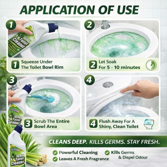 Kleenso Serai Toilet Cleaner 600ML Kleenso Serai Toilet Cleaner 600ML