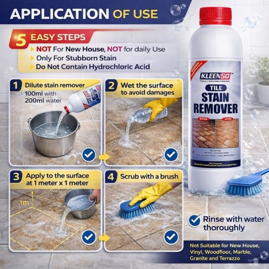 Kleenso Tile Stain Remover 1L Kleenso Tile Stain Remover 1L