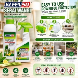 Kleenso Serai Wangi Pest Repellent 500ML/1000ML Kleenso Serai Wangi Pest Repellent 500ML/1000ML