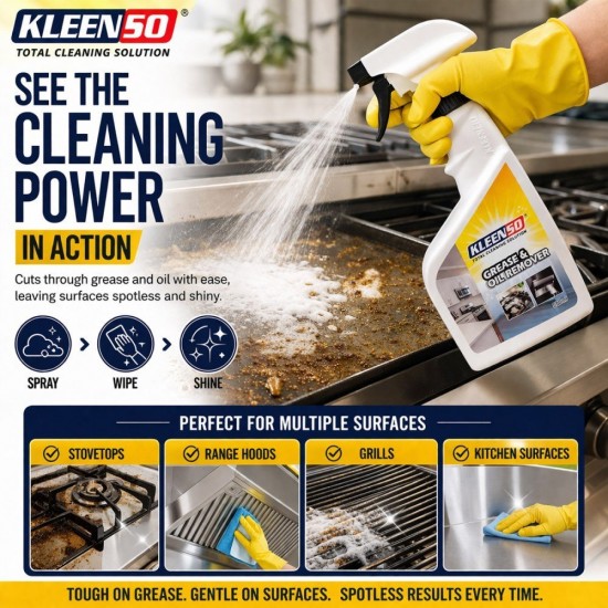 Kleenso Grease & Oil Remover 500ML Kleenso Grease & Oil Remover 500ML