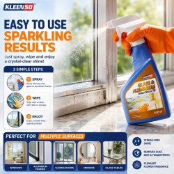Kleenso Anti-Dust Glass & Aluminium Frame Cleaner 500ML
