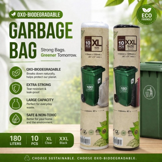 Kleenso Winstar Oxo-Biodegradable Garbage Bag XL/XXL Kleenso Winstar Oxo-Biodegradable Garbage Bag XL/XXL