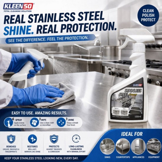 Kleenso Stainless Steel Cleaner 500ML Kleenso Stainless Steel Cleaner 500ML