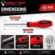 CN 'Robust Deer' Rubber Grip CR-V Screwdriver PH2 6MM x 100MM 4" Philips (+) CN 'Robust Deer' Rubber Grip CR-V Screwdriver PH2 6MM x 100MM 4" Philips (+)
