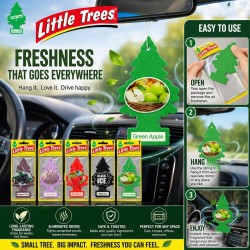 Little Trees Air Freshener Black Ice / Blackberry Ice / Green Apple / Lavender / Strawberry