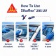 Sika Sikaflex 295 UV Glazing Polyurethane Marine Adhesive Sealant 300ML - Black/White