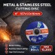 [1PC] LZ Metal & Stainless Steel Cutting Disc 4" 107MM (D) x 1.0MM (T) x 16MM (BD) - Black / Yellow / Green
