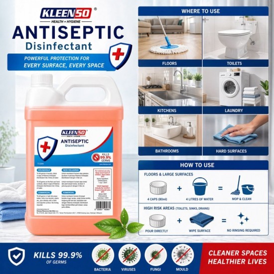 Kleenso Antiseptic Disinfectant 5L Kleenso Antiseptic Disinfectant 5L