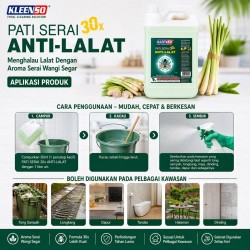 Kleenso Pati Serai 30X Anti-Lalat 5L Kleenso Pati Serai 30X Anti-Lalat 5L